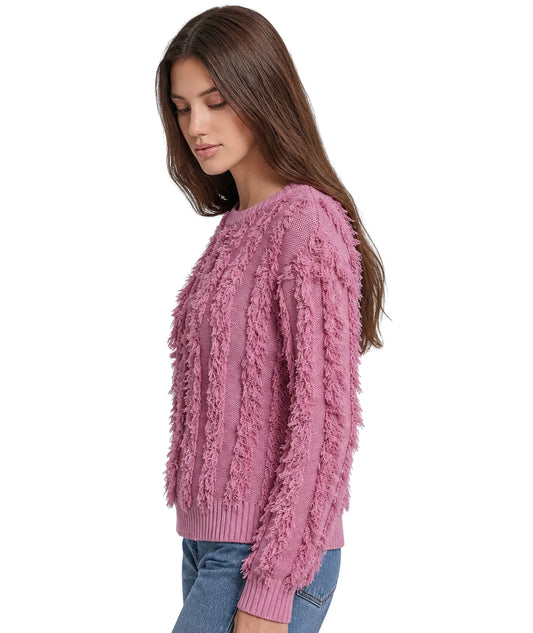 DKNY Women Long Sleeve Crew Neck T-Shirt