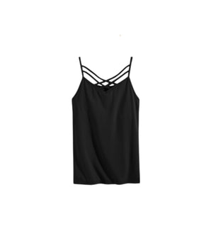 Girls Criss Cross Shelf Camisole T-Shirt