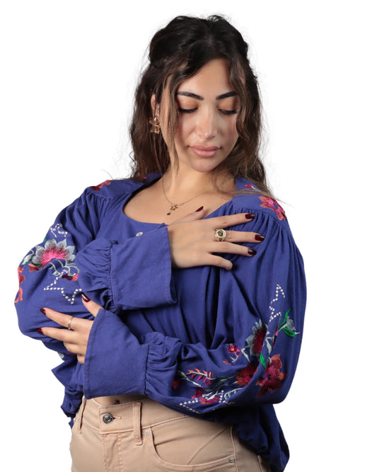 FREE PEOPLE Women Floral Blouse