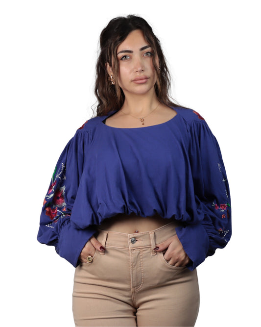FREE PEOPLE Women Floral Blouse