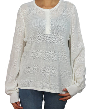 RYEGRASS Women Lace Trim Blouse