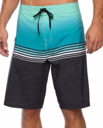 Men Stripe Swim Short