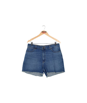 Women Ripped Raw Edge Shorts