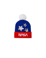 NASA Girls Flip Sequin Beanie Warmth Hat