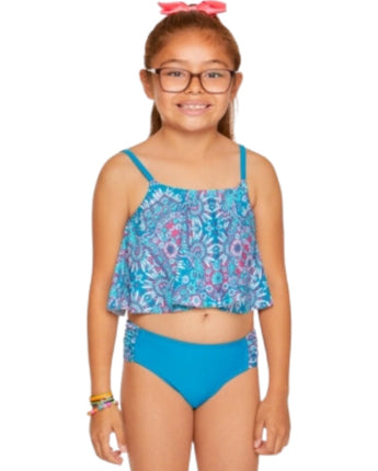 Girls Printed Swim Set