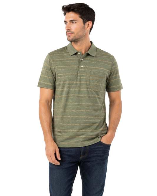 TIMBERLAND Men Polo Neck Stripped T-Shirt