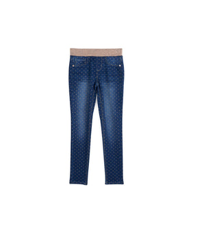 IMPERIAL STAR Girls Glitter Dots Detailed jeans