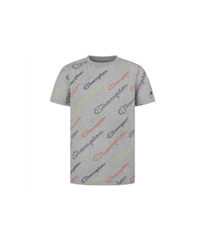 Boys Open Diagonal Script T-Shirt