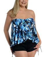 Women Allover Printed Swim Top