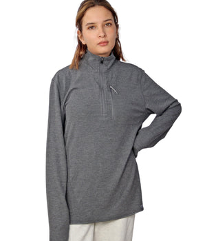 FREE COUNTRY Women Half Zip T-Shirt