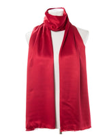 Girls Solid Sheen Satin Women Scarf Wrap