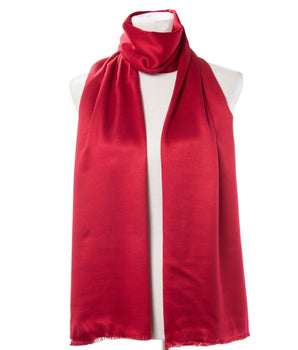 Girls Solid Sheen Satin Women Scarf Wrap