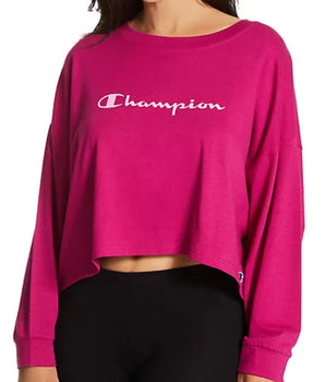 CHAMPION Women Ribbed Knit T-Shirt