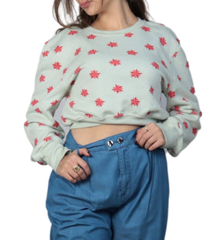 MIGHTY FINE Women Floral Sweater