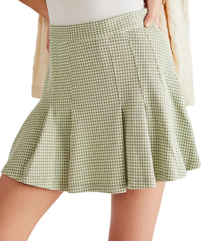 Women Striped Mini Skirt