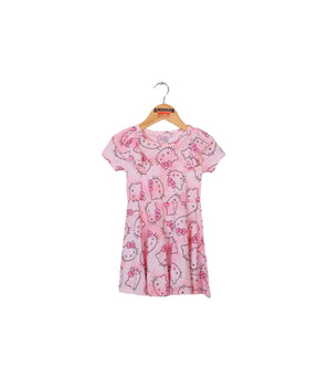 Baby Girls Hello Kitty Printed Dress