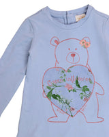 ORIGINAL MARINES Baby Girls Bear Graphics T-Shirt