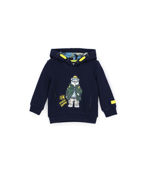 ORIGINAL MARINES Boys Bear Graphics Hoodie