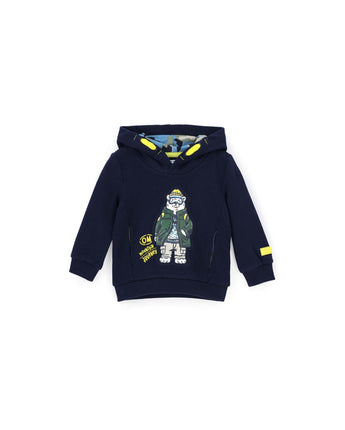 ORIGINAL MARINES Boys Bear Graphics Hoodie