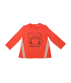 ORIGINAL MARINES Baby Girls Bear Graphics T-Shirt