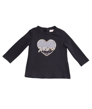 ORIGINAL MARINES Baby Girls Heart Graphics T-Shirt