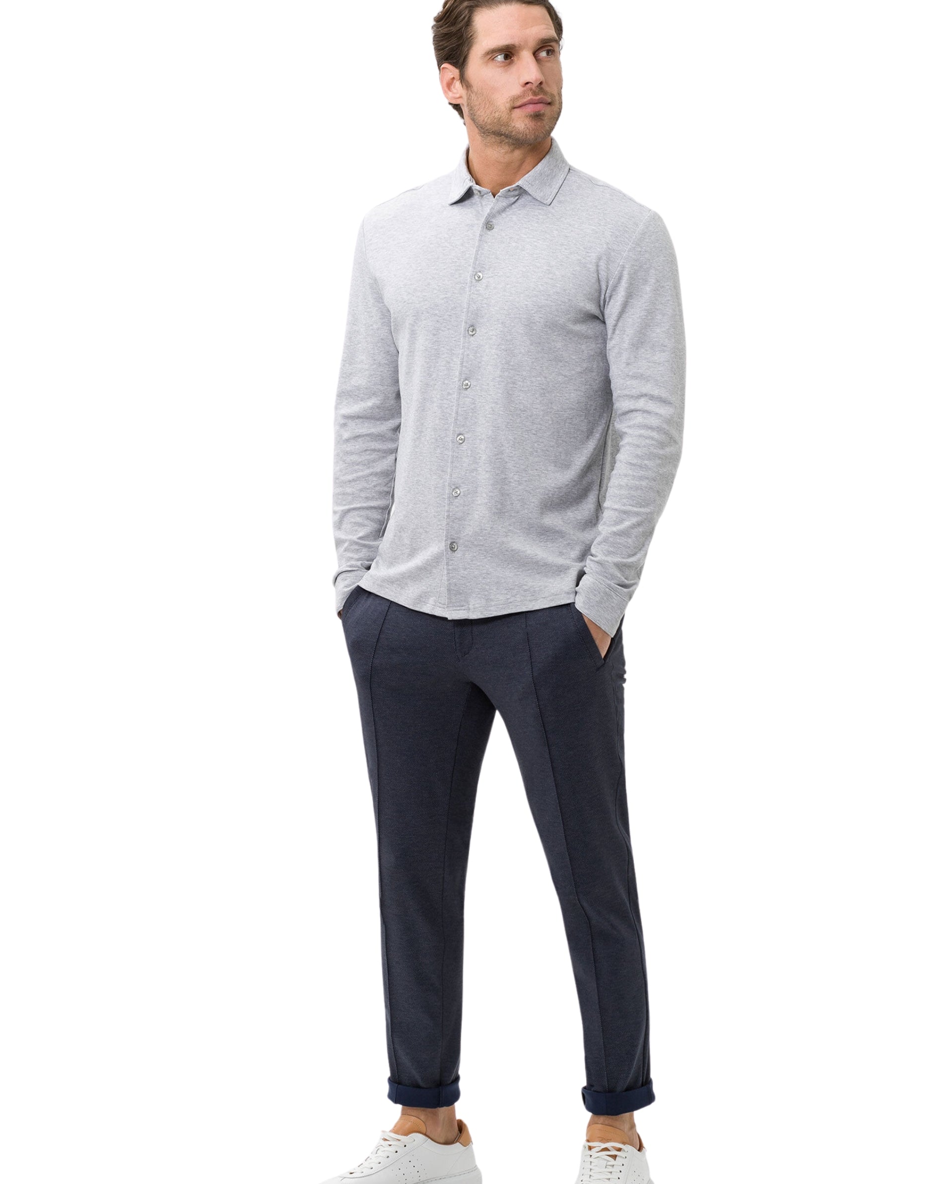 BRAX Men Soft Basic Shirt