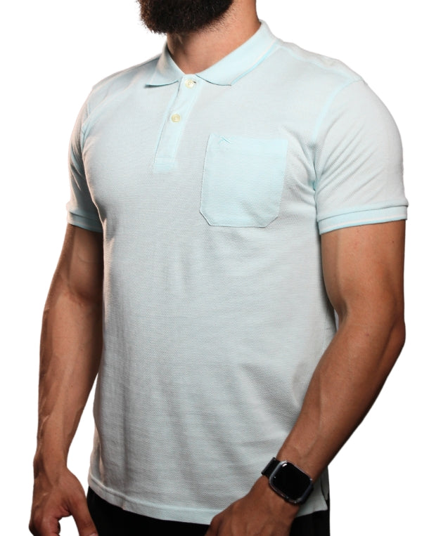 Men Two Tone Polo