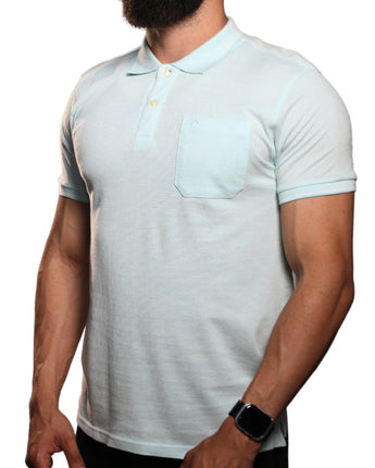 Men Two Tone Polo