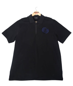 Men Zip Polo Shirt