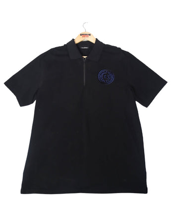 Men Zip Polo Shirt