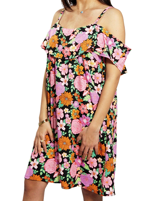 Women Floral Sleeveless Dress