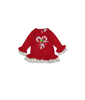 RARE EDITIONS Baby Girls Ruffle T-Shirt