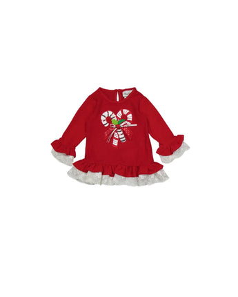 RARE EDITIONS Baby Girls Ruffle T-Shirt