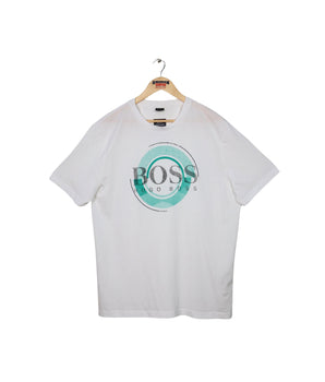 HUGO BOSS Men Logo Sign T-Shirt