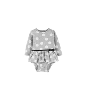 CARTER'S Baby Girls Dots Ruffle Jumpsuit