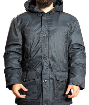 Men Hooded Regular Jacket