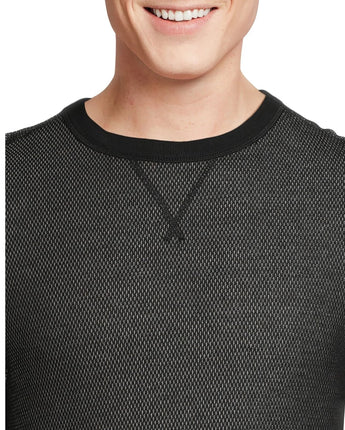 HANES Men Lace Trim Casual Sweatshirt