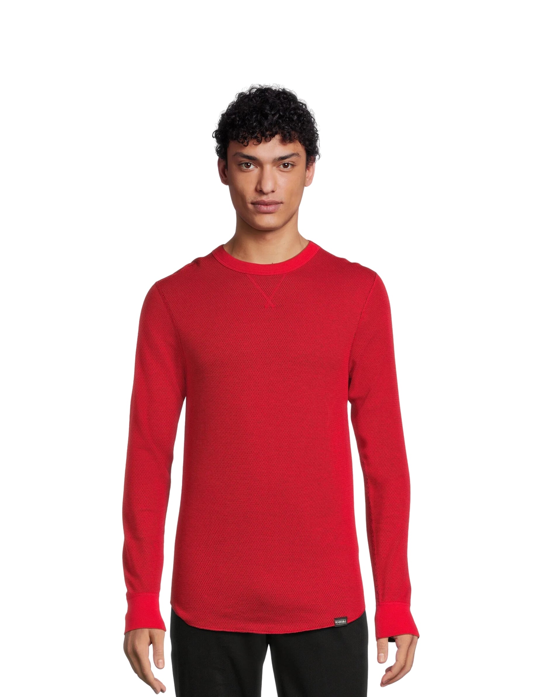 HANES Men Lace Trim Casual Sweatshirt