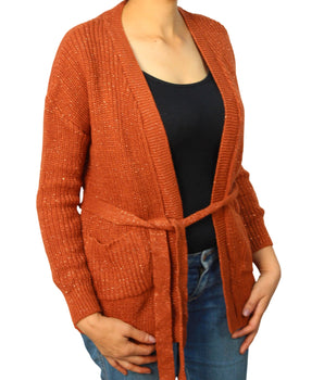 CREEKS Women Faux Wool Cardigan