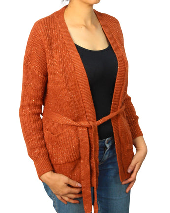 CREEKS Women Faux Wool Cardigan