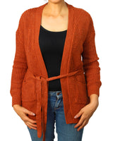 CREEKS Women Faux Wool Cardigan