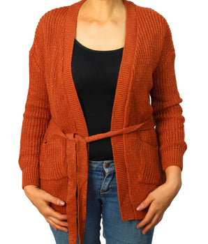 CREEKS Women Faux Wool Cardigan