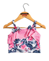 Girls Printed Swim Suit