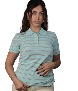 ESPRIT Women Stripe Polo Shirt