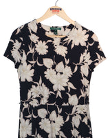 Women Floral Short Sleeve Dress