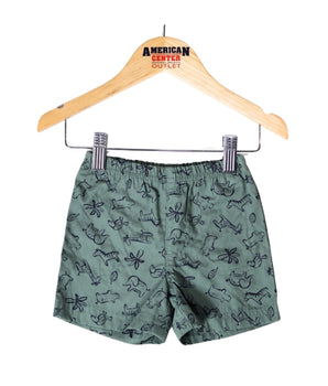 Baby Boys Animals Printed Short