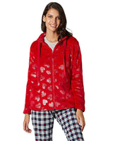 YAMAMAY Women Smooth Heart Graphics Jacket