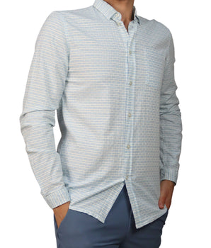 DR DENIM Men Allover Lined Shirt