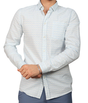 DR DENIM Men Allover Lined Shirt