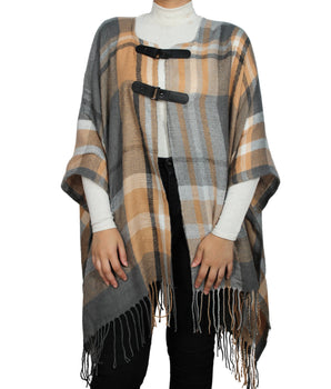 MIXIT Women Stripe Warmth Cape